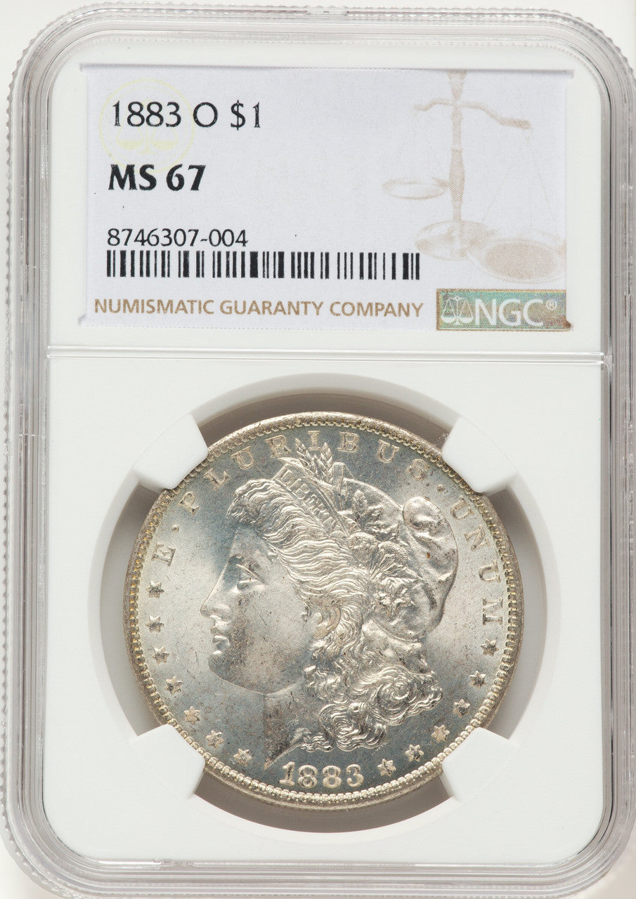 1883-O Morgan Dollar NGC MS67