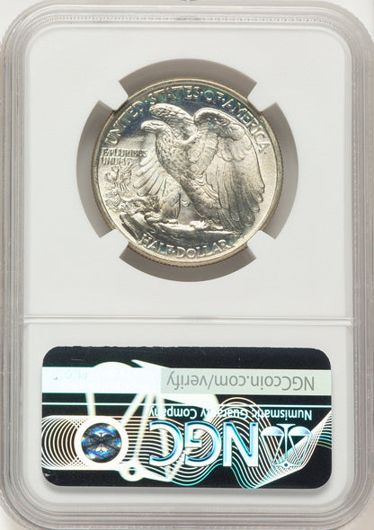 1947 50C Walking Liberty Half Dollar NGC MS67