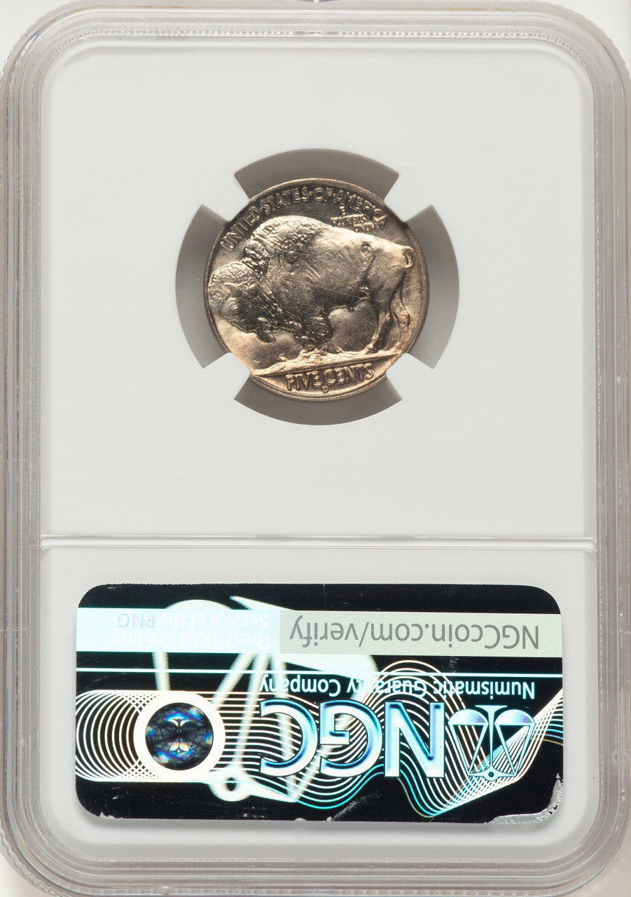1936-D 5C Buffalo Nickel NGC MS67+
