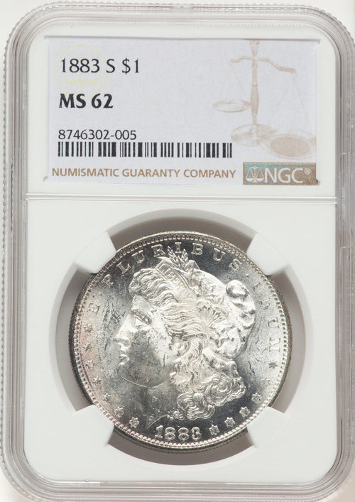 1883-S Morgan Dollar NGC MS62