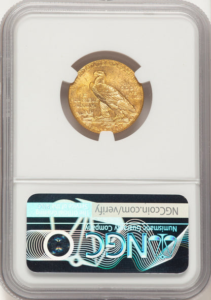 1913 $5 Indian Half Eagle NGC MS63