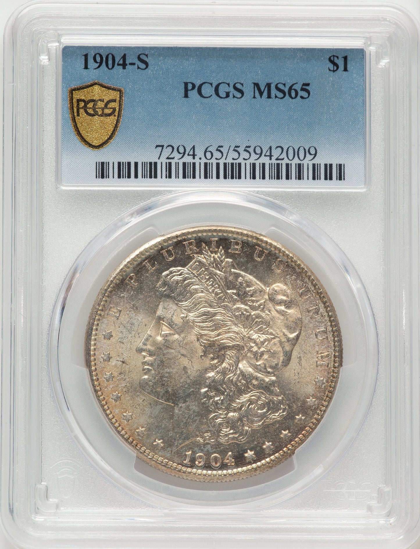 1904-S Morgan Dollar PCGS MS65