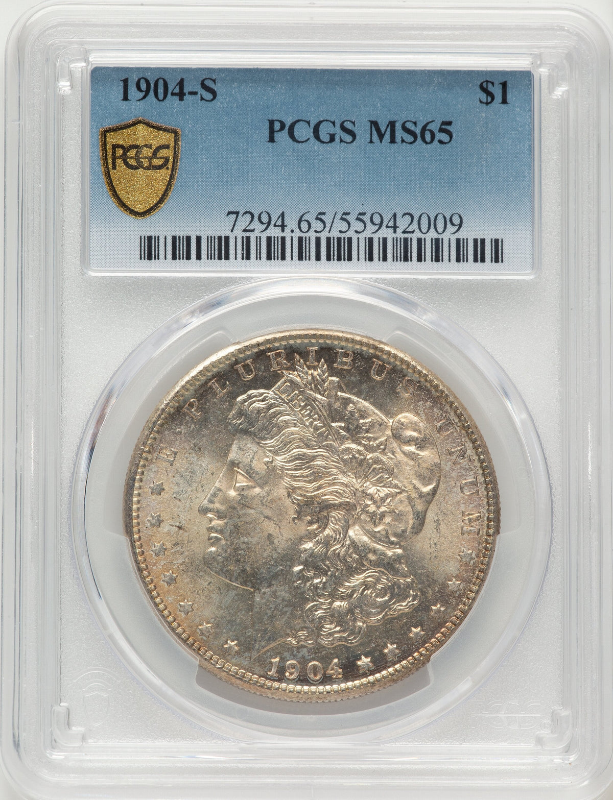 1904-S Morgan Dollar PCGS MS65