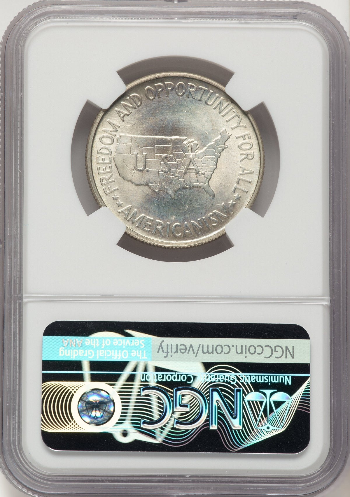 1951-D 50C Washington-Carver Commemorative Silver NGC MS67