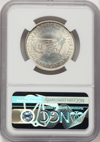 1951-D 50C Washington-Carver Commemorative Silver NGC MS67