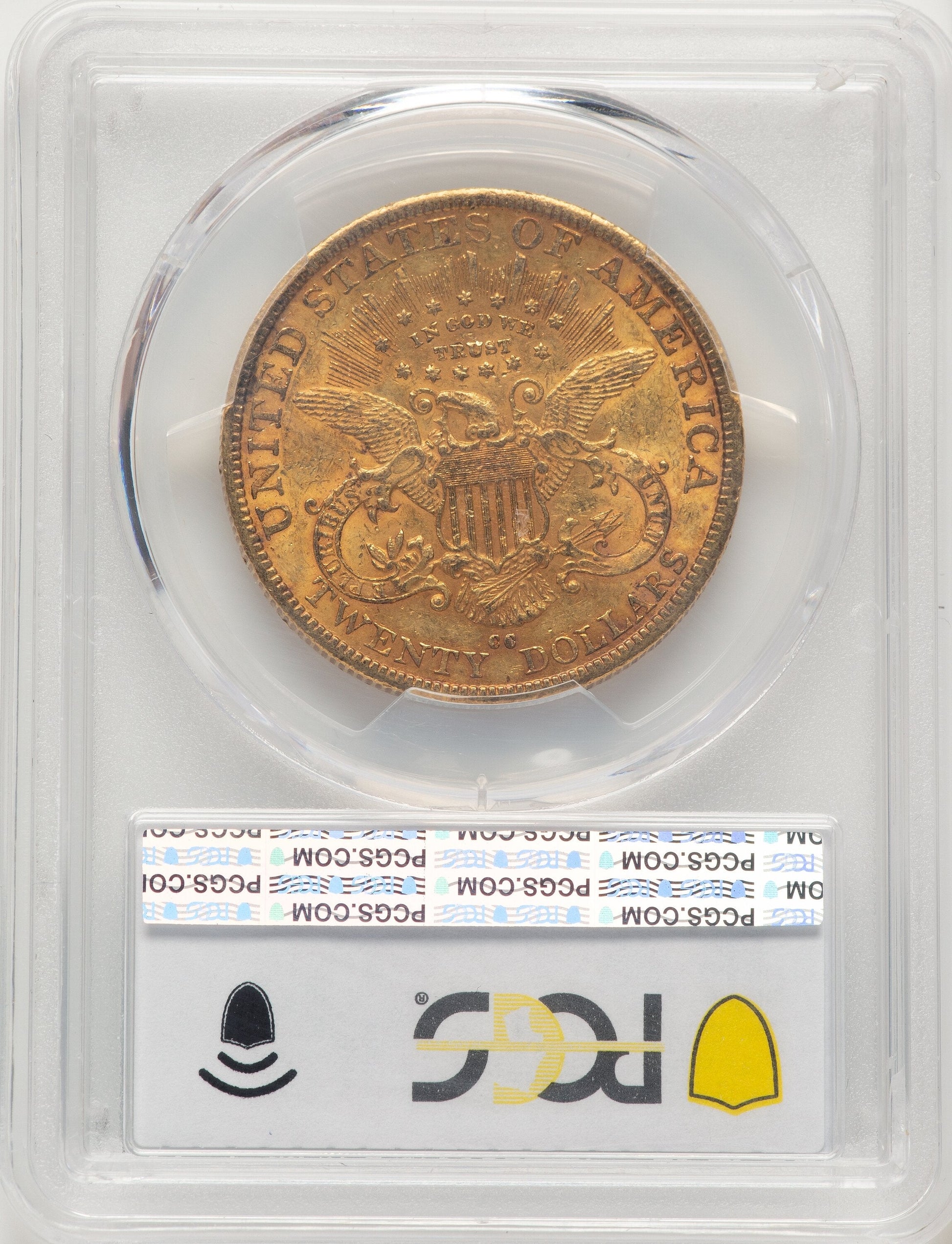 1883-CC $20 Liberty Double Eagle PCGS MS61