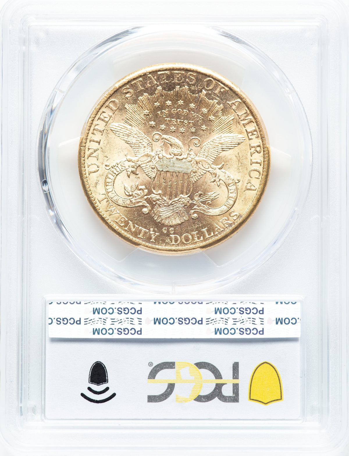 1890-CC $20 Liberty Double Eagle PCGS MS60