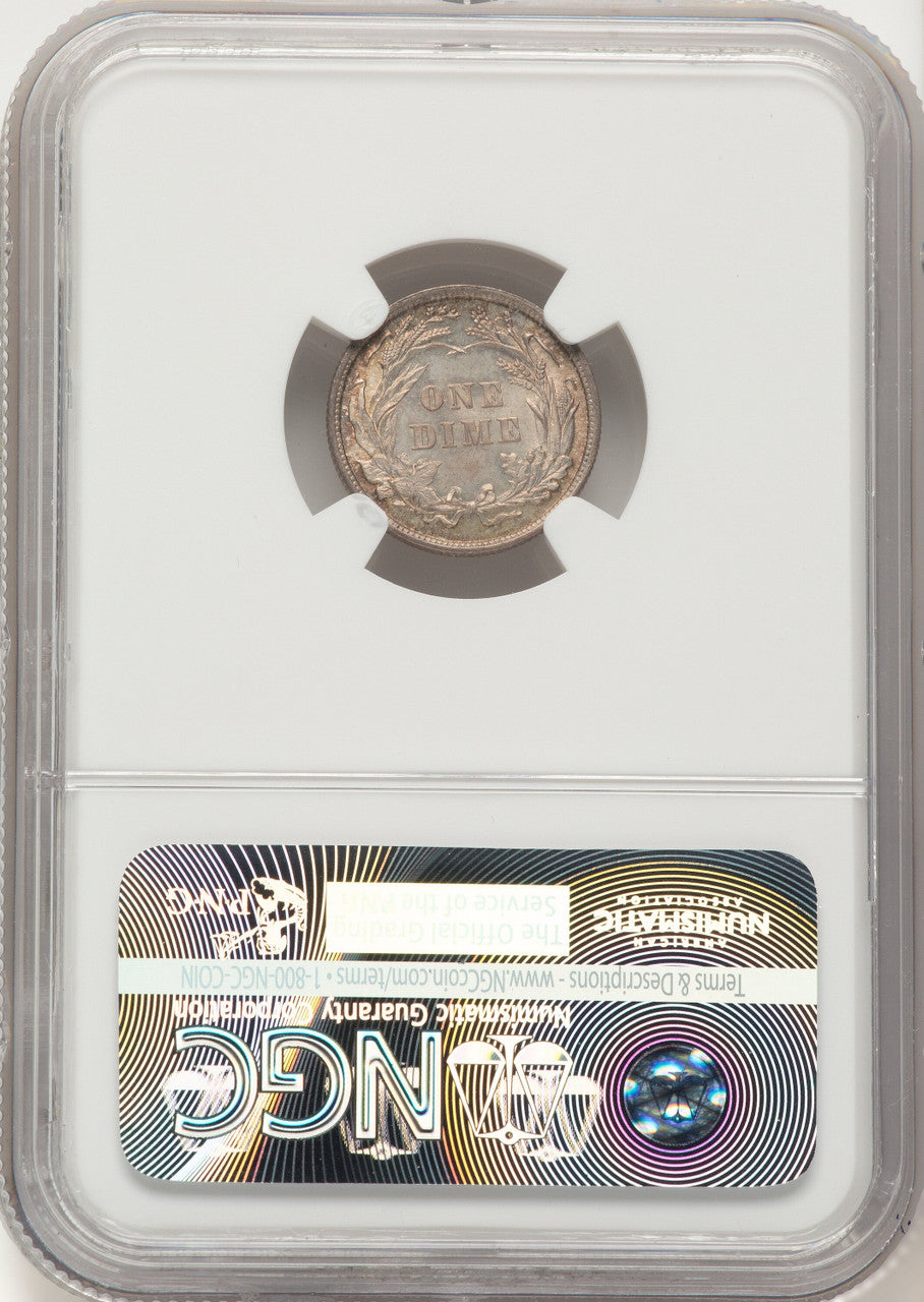 1896 10C Barber Dime NGC MS67