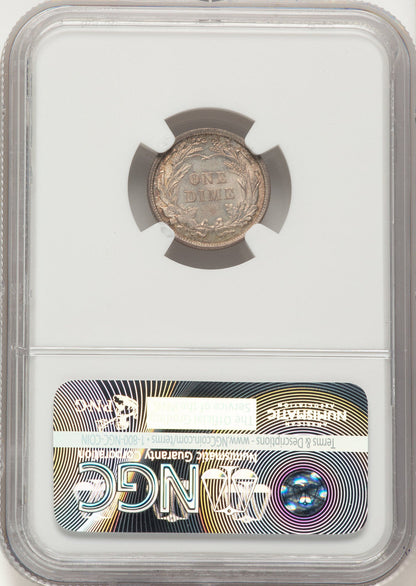 1896 10C Barber Dime NGC MS67