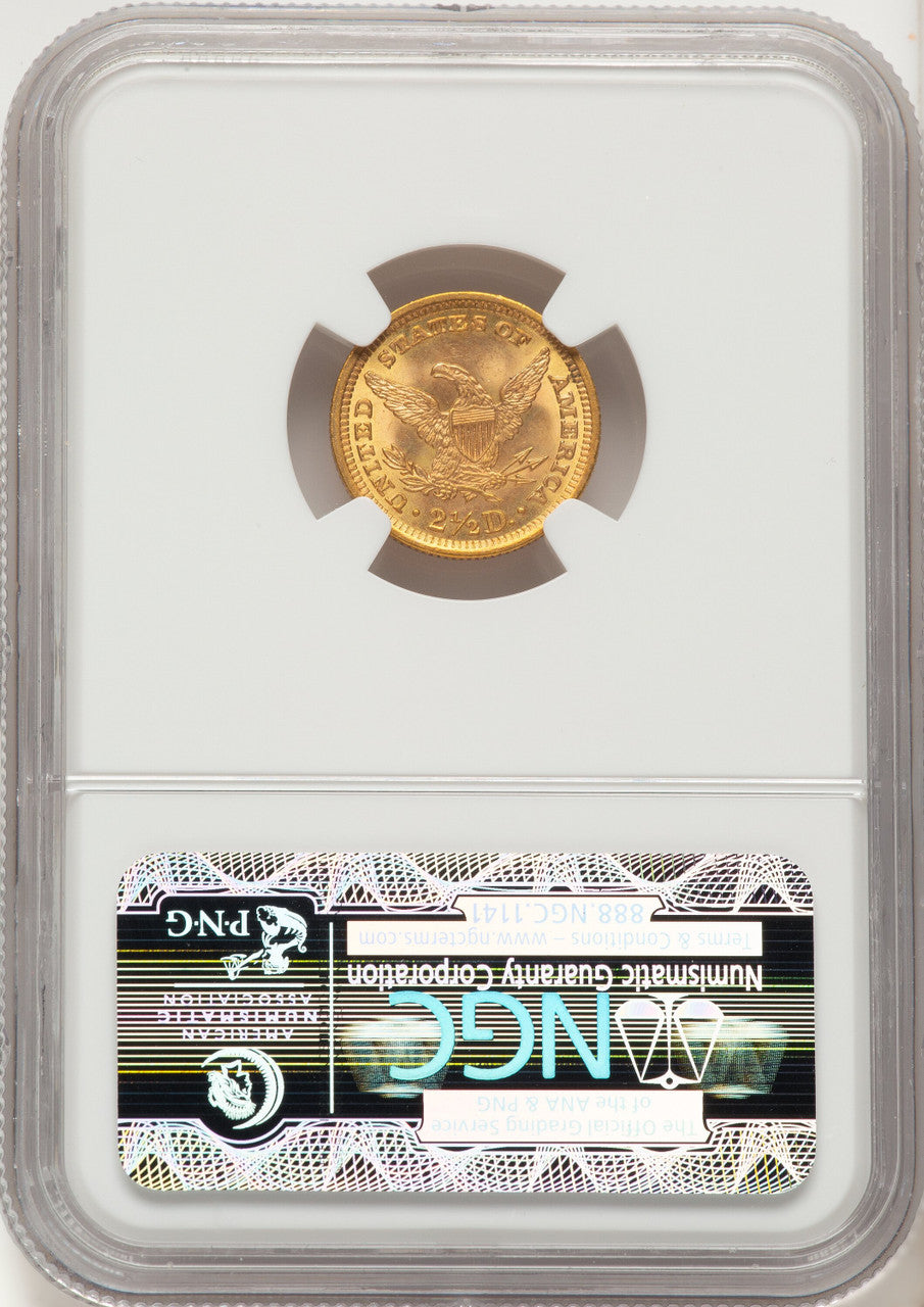 1901 $2.50 CAC Liberty Quarter Eagle NGC MS64