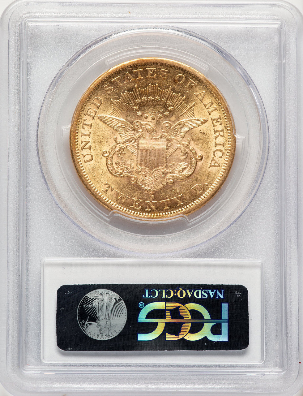 1856-S $20 Liberty Double Eagle PCGS AU55