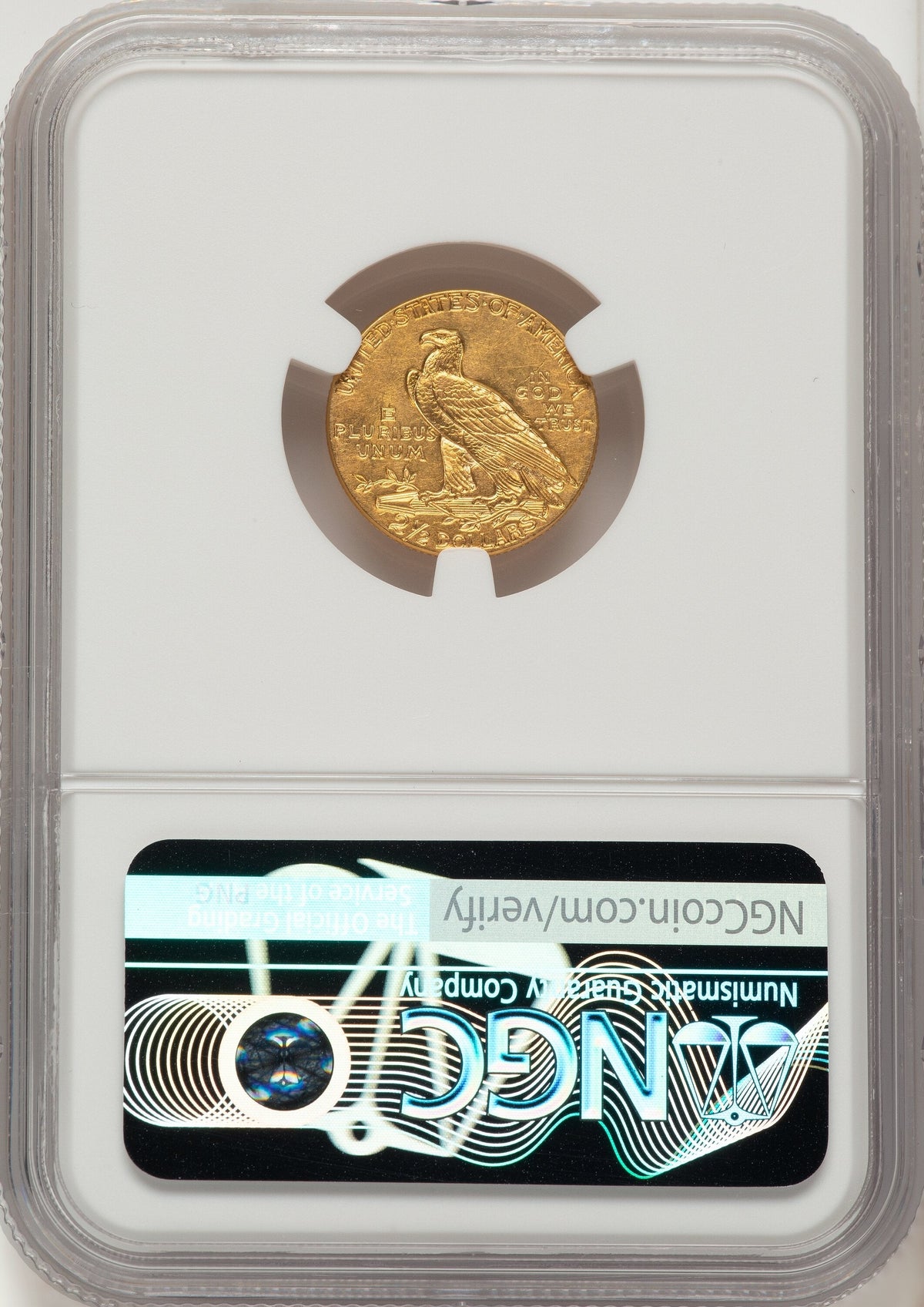 1913 $2.50 Indian Quarter Eagle NGC MS62