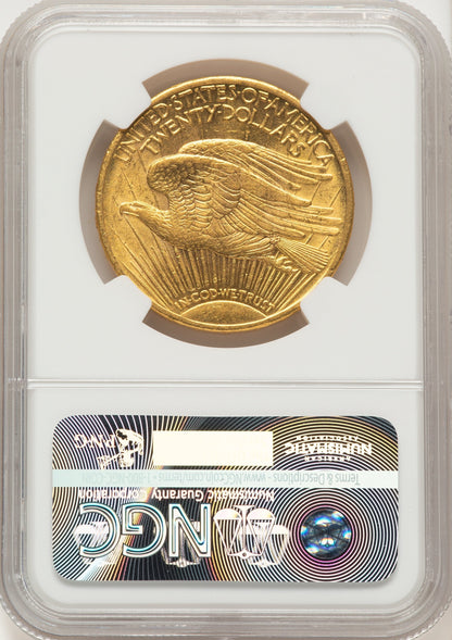 1909/8 $20 FS-301 Saint-Gaudens Double Eagle NGC MS61