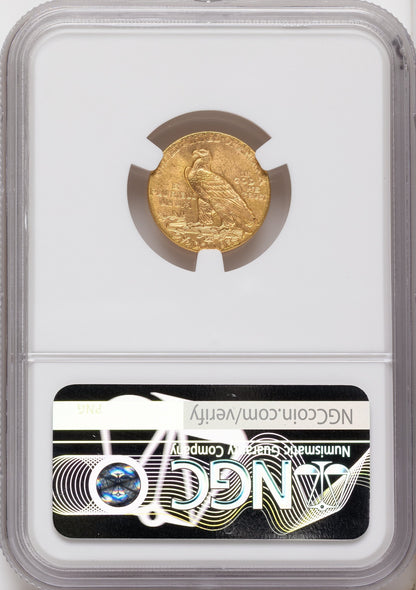 1913 $2.50 CAC Indian Quarter Eagle NGC MS64