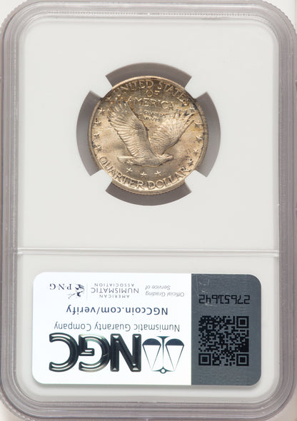 1917 25C Type Two FH Standing Liberty Quarter NGC MS67