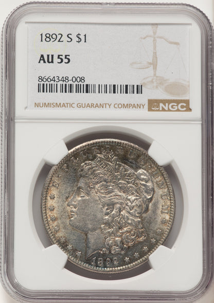 1892-S Morgan Dollar NGC AU55