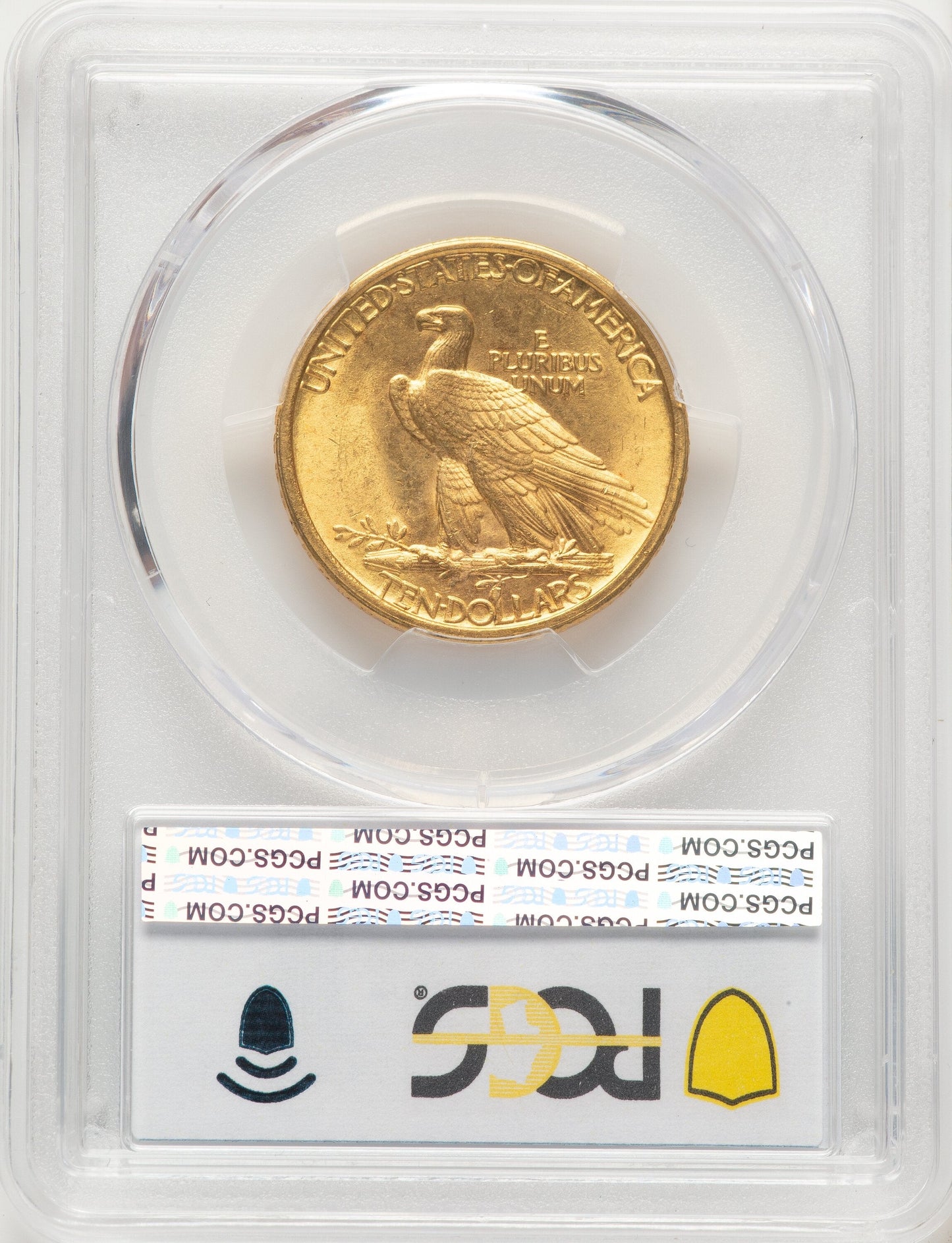 1907 $10 No Motto Indian Eagle PCGS MS63