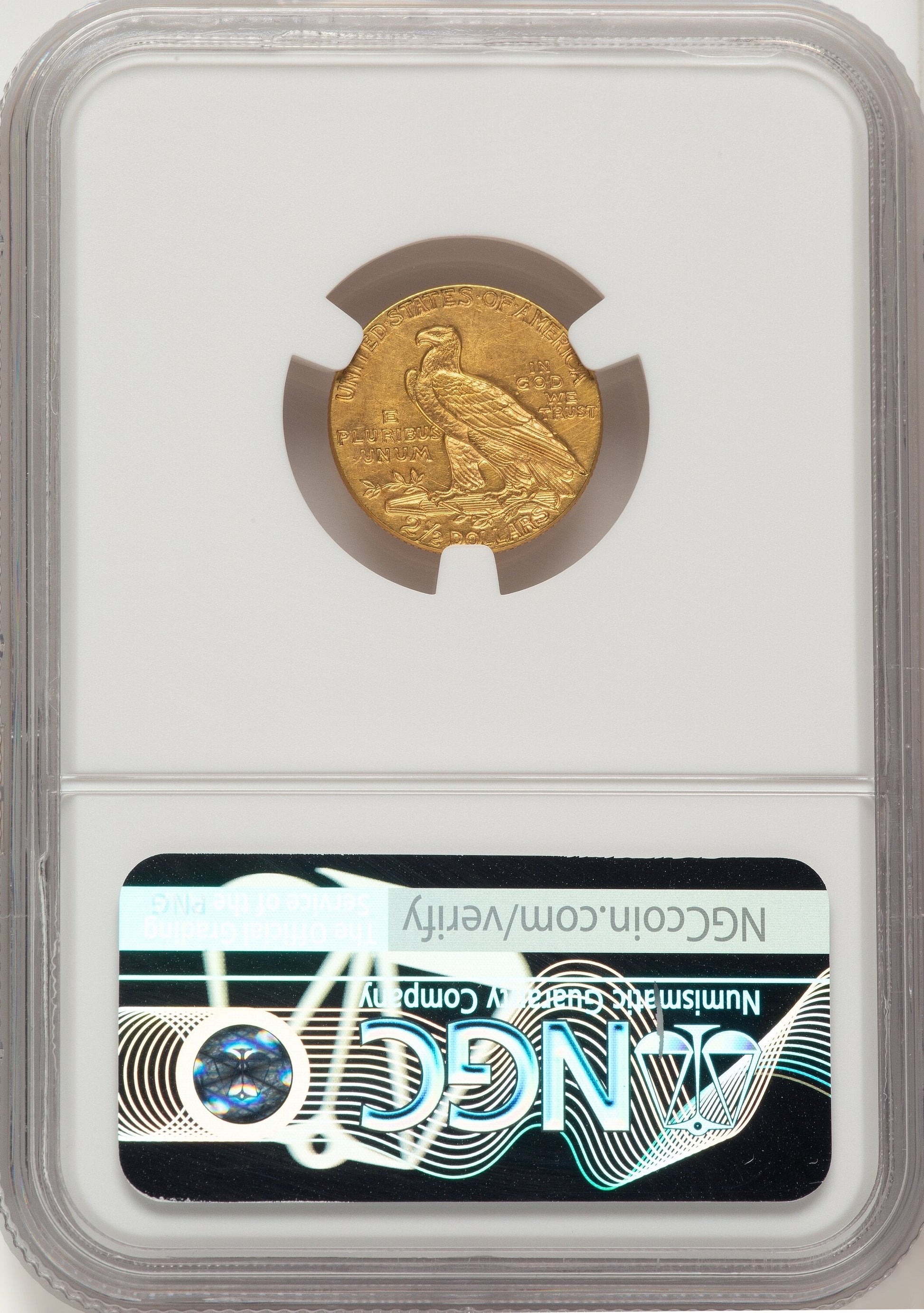 1914 $2.50 Indian Quarter Eagle NGC MS62