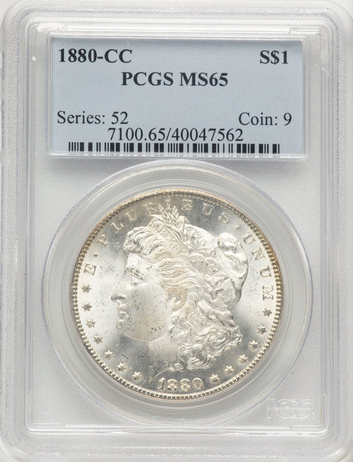 1880-CC Morgan Dollar PCGS MS65