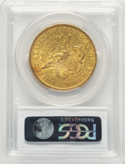 1850 $20 Liberty Double Eagle PCGS AU53