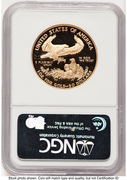 1994-W Proof Gold Eagle 1 oz Brown Label NGC PF70