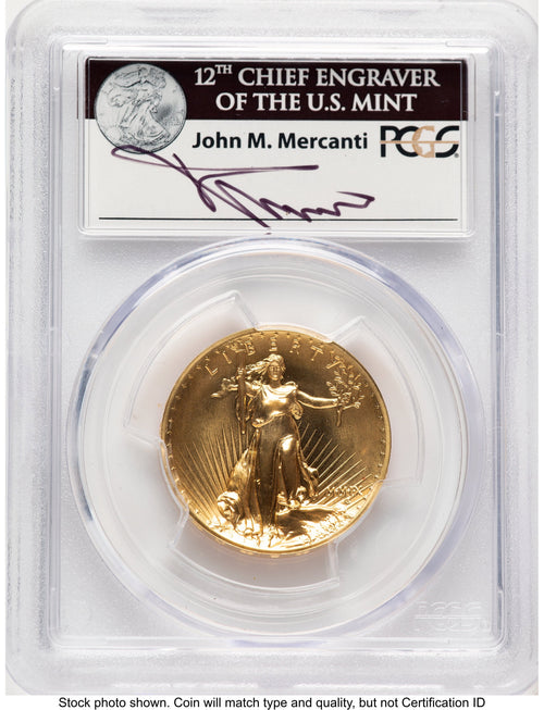 2009 G$20 Ultra High Relief John PCGS MS70 Mercanti