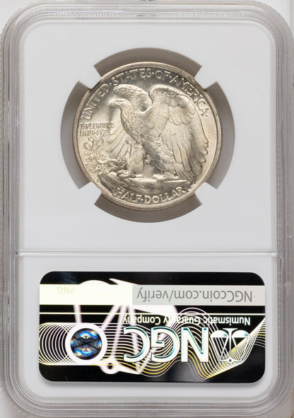 1941-S 50C Walking Liberty Half Dollar NGC MS66