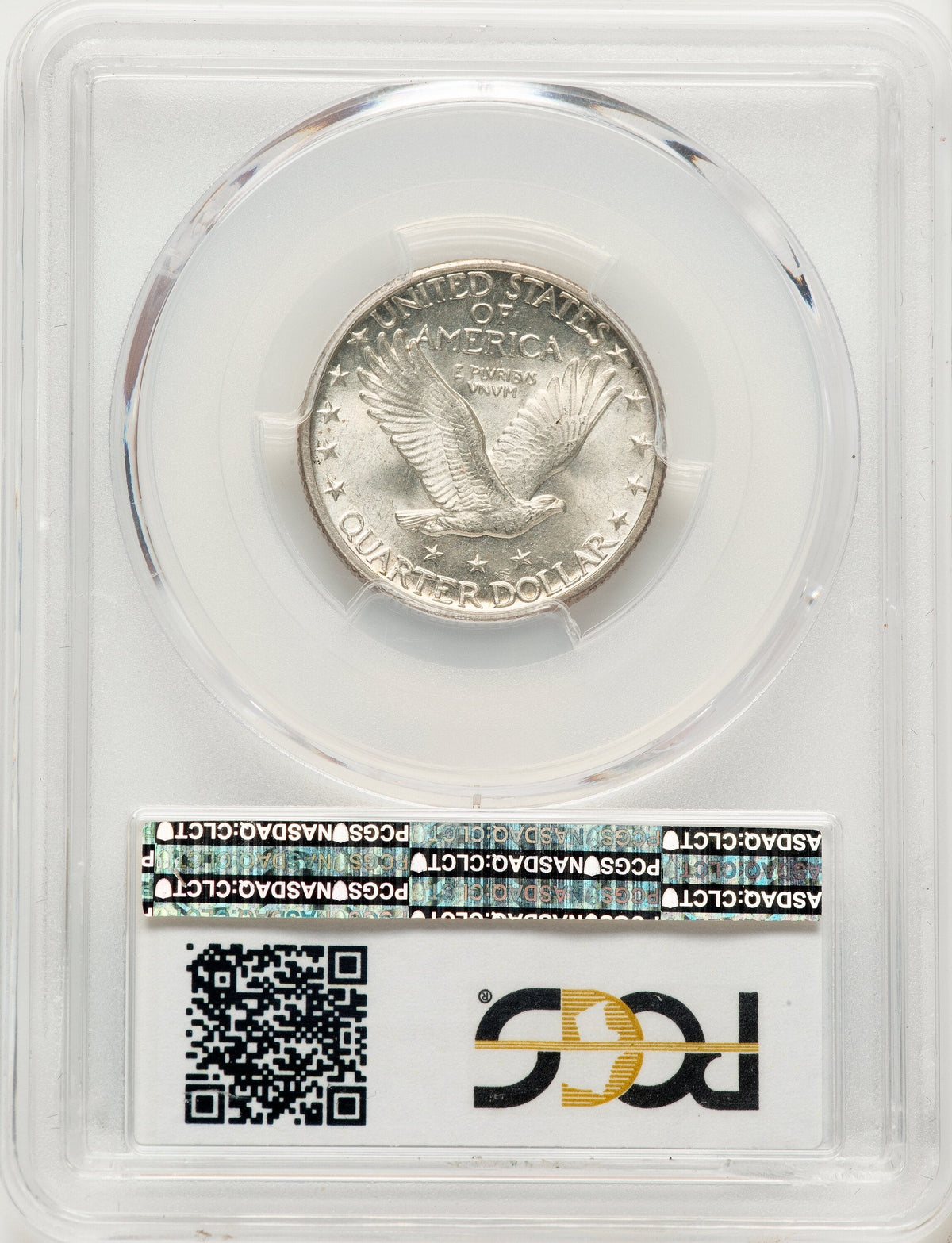 1917 25C Type Two FH Standing Liberty Quarter PCGS MS66