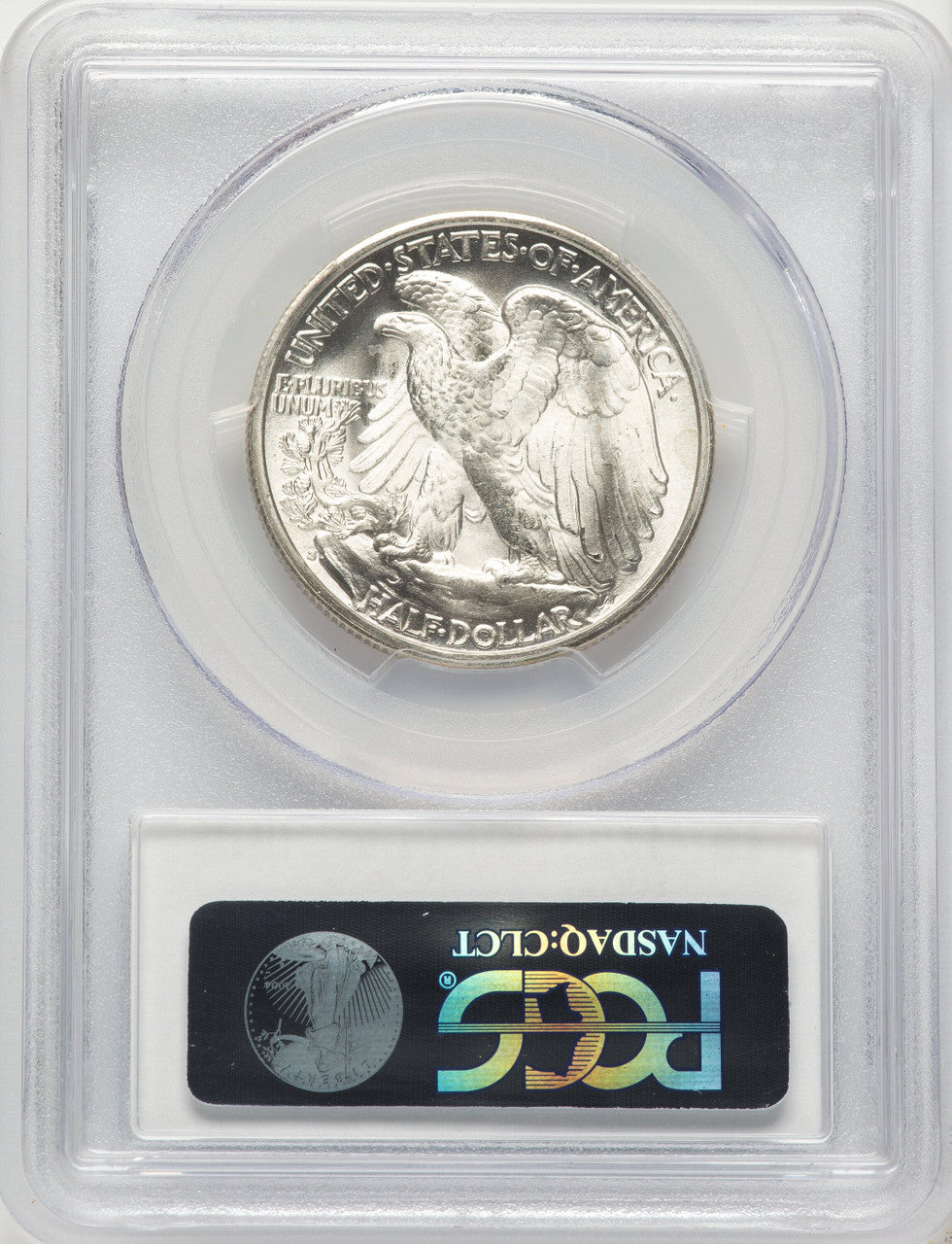 1939-S 50C CAC Walking Liberty Half Dollar PCGS MS66