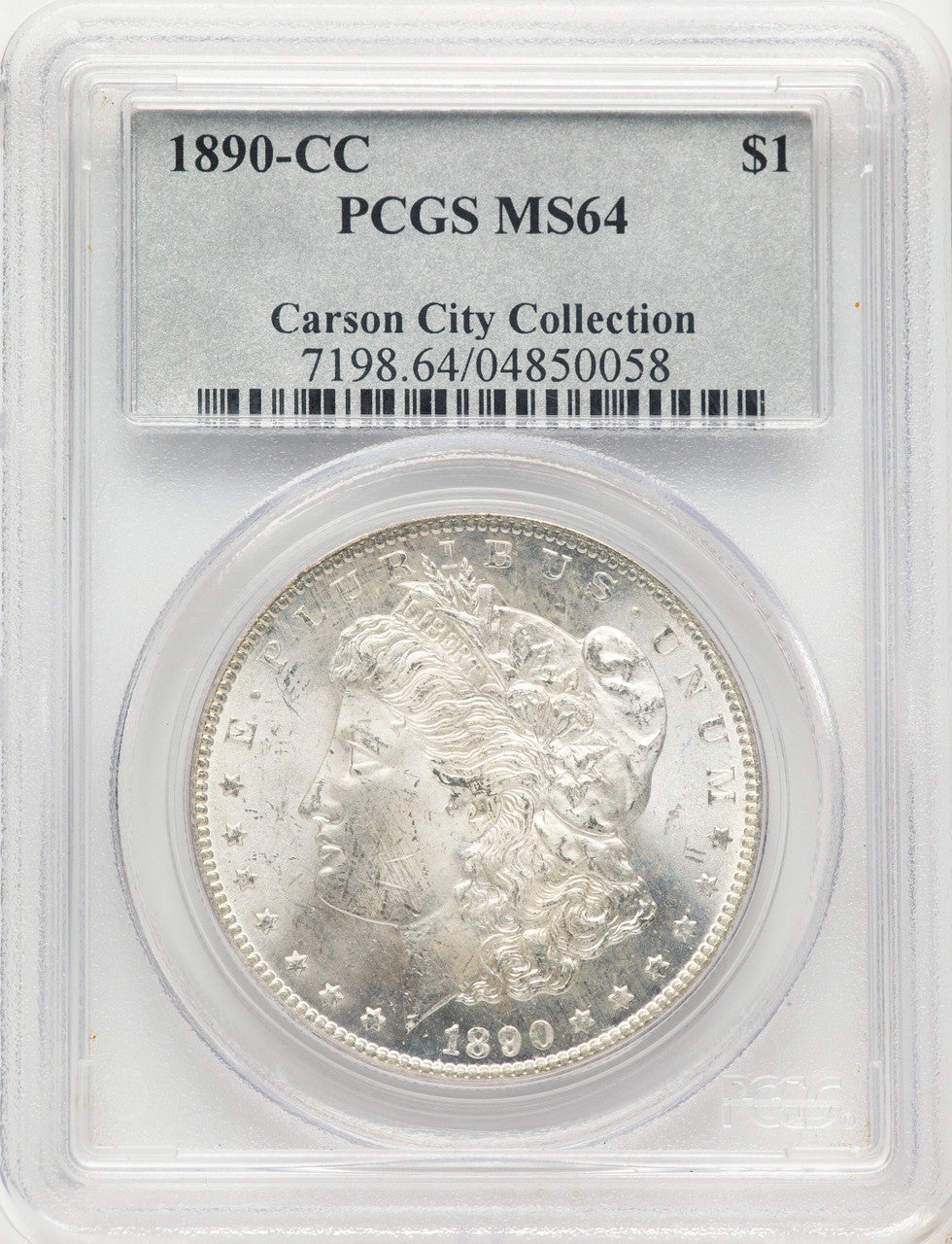 1890-CC Morgan Dollar PCGS MS64