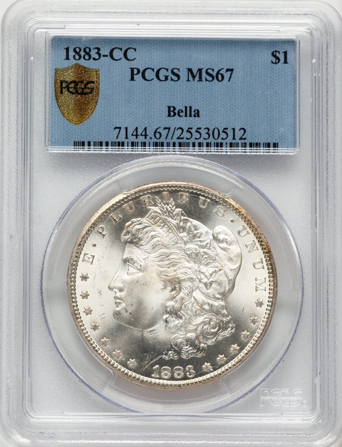 1883-CC Morgan Dollar PCGS MS67