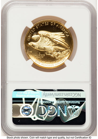 2015-W G$100 American Liberty High Relief Don Everhart NGC MS70