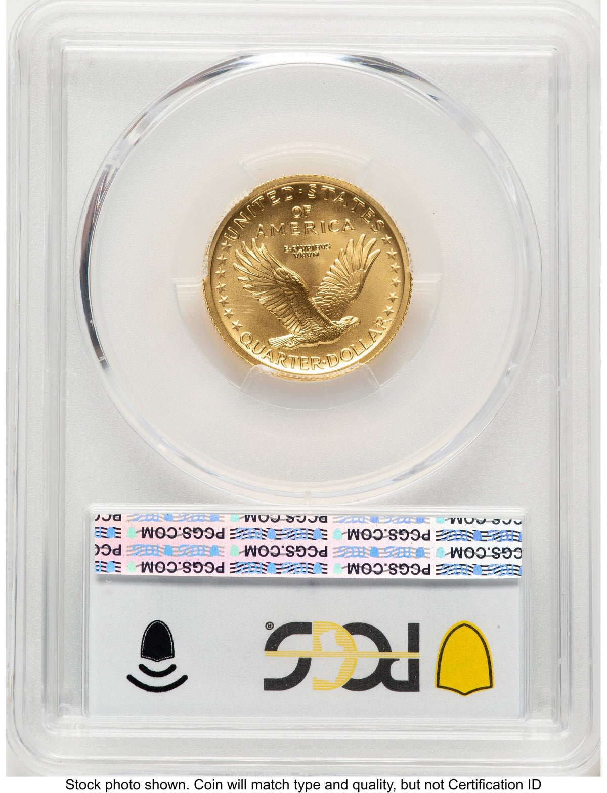 2016-W 25C Standing Liberty 100th Anniversary Gold Centennial Blue Gradient PCGS MS70