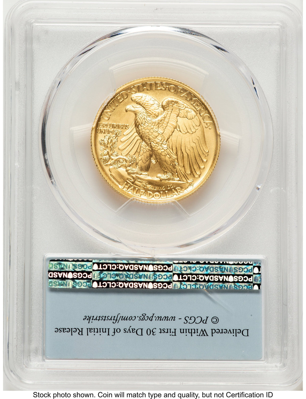 2016-W 50C Walking Liberty 100th Anniversary Gold Centennial FS Flag PCGS MS70