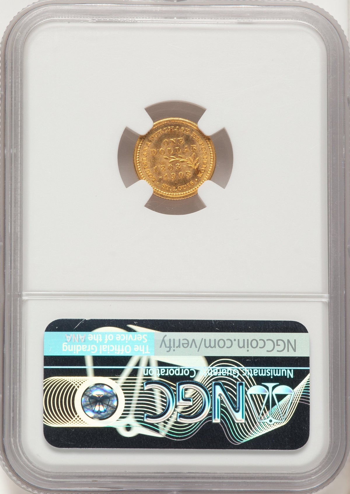 1903 G$1 JEFF Commemorative Gold NGC MS68