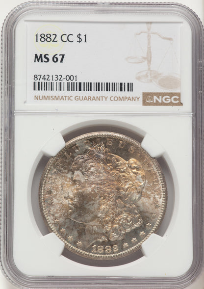 1882-CC Morgan Dollar NGC MS67