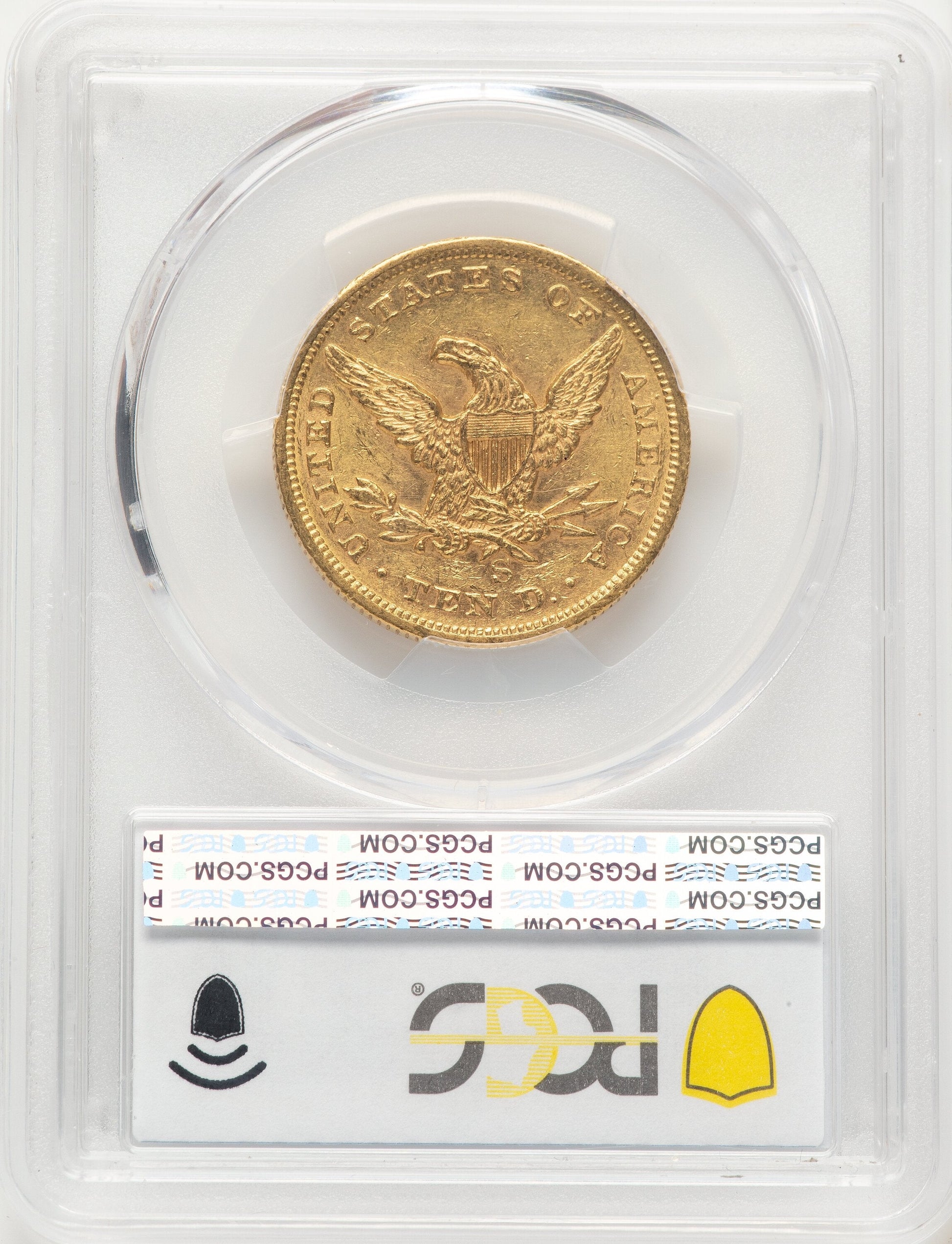 1854-S $10 Liberty Eagle PCGS MS61
