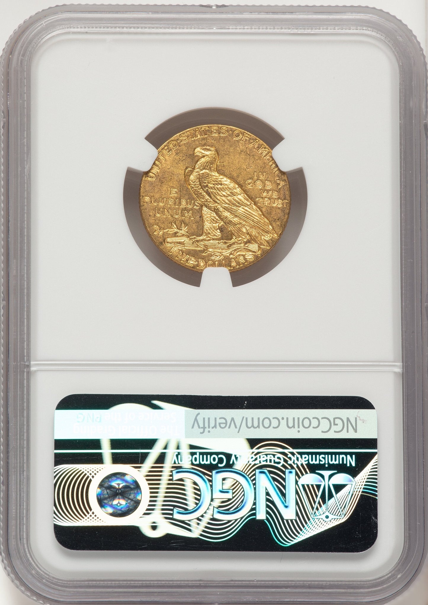 1910 $5 Indian Half Eagle NGC MS63