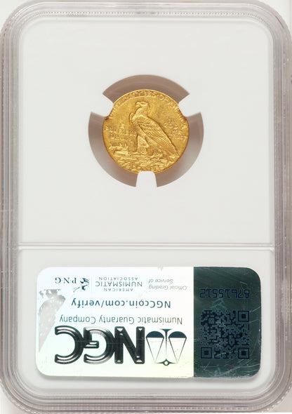 1911 $2.50 Indian Quarter Eagle NGC MS61