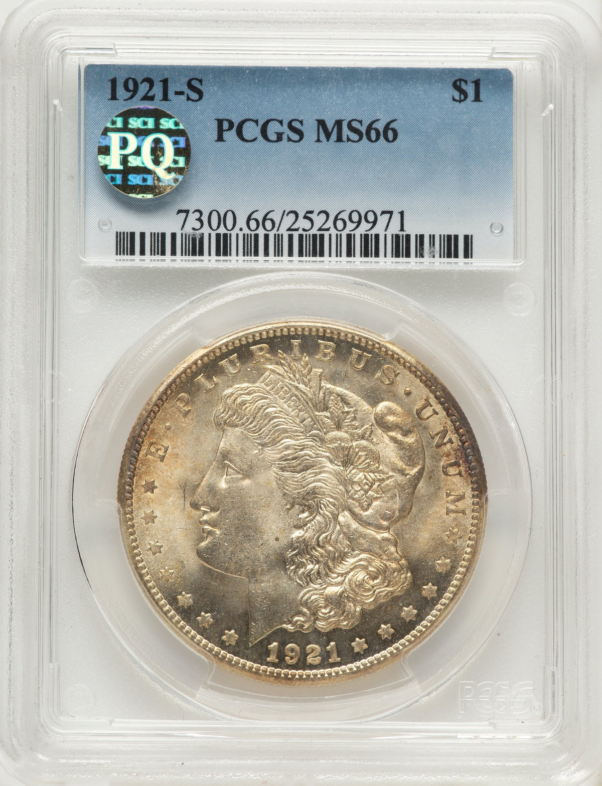 1921-S Morgan Dollar PCGS MS66