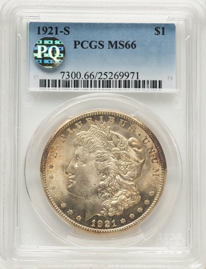 1921-S Morgan Dollar PCGS MS66