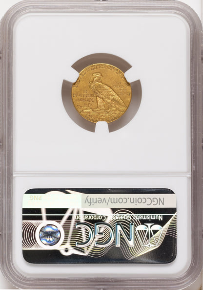 1914-D $2.50 Indian Quarter Eagle NGC AU58