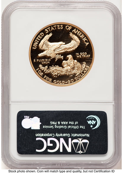 1998-W Proof Gold Eagle 1 oz Brown Label NGC PF70