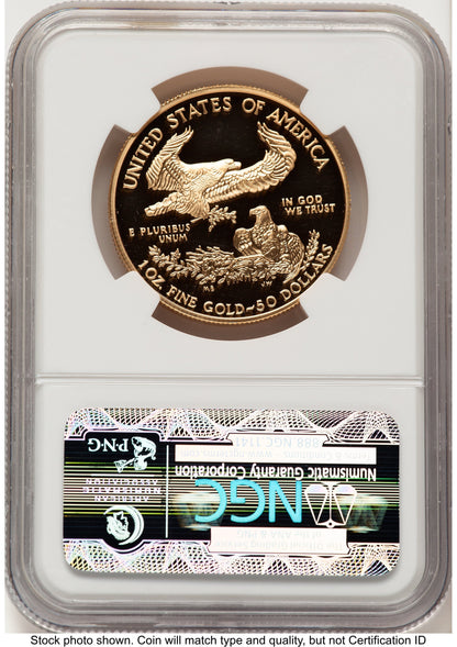 2004-W Proof Gold Eagle 1 oz Brown Label NGC PF70