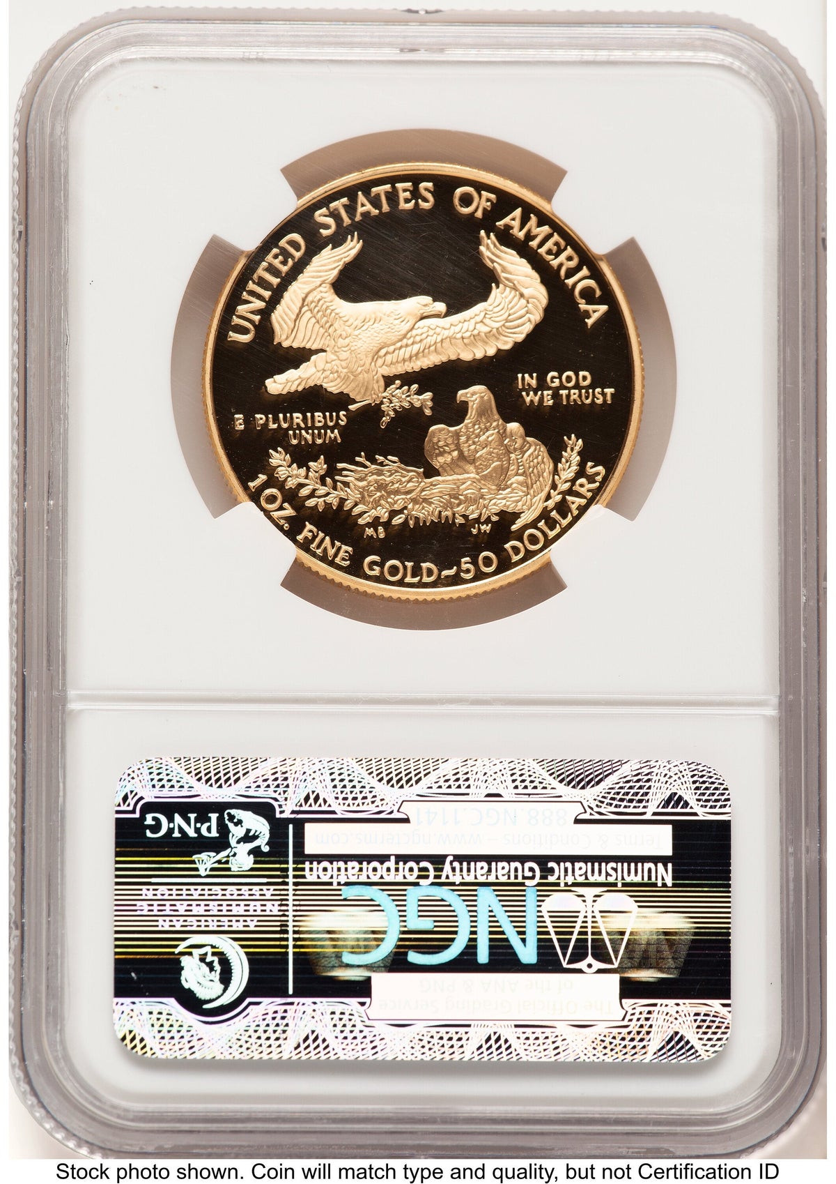 2006-W Proof Gold Eagle 1 oz Brown Label NGC PF70