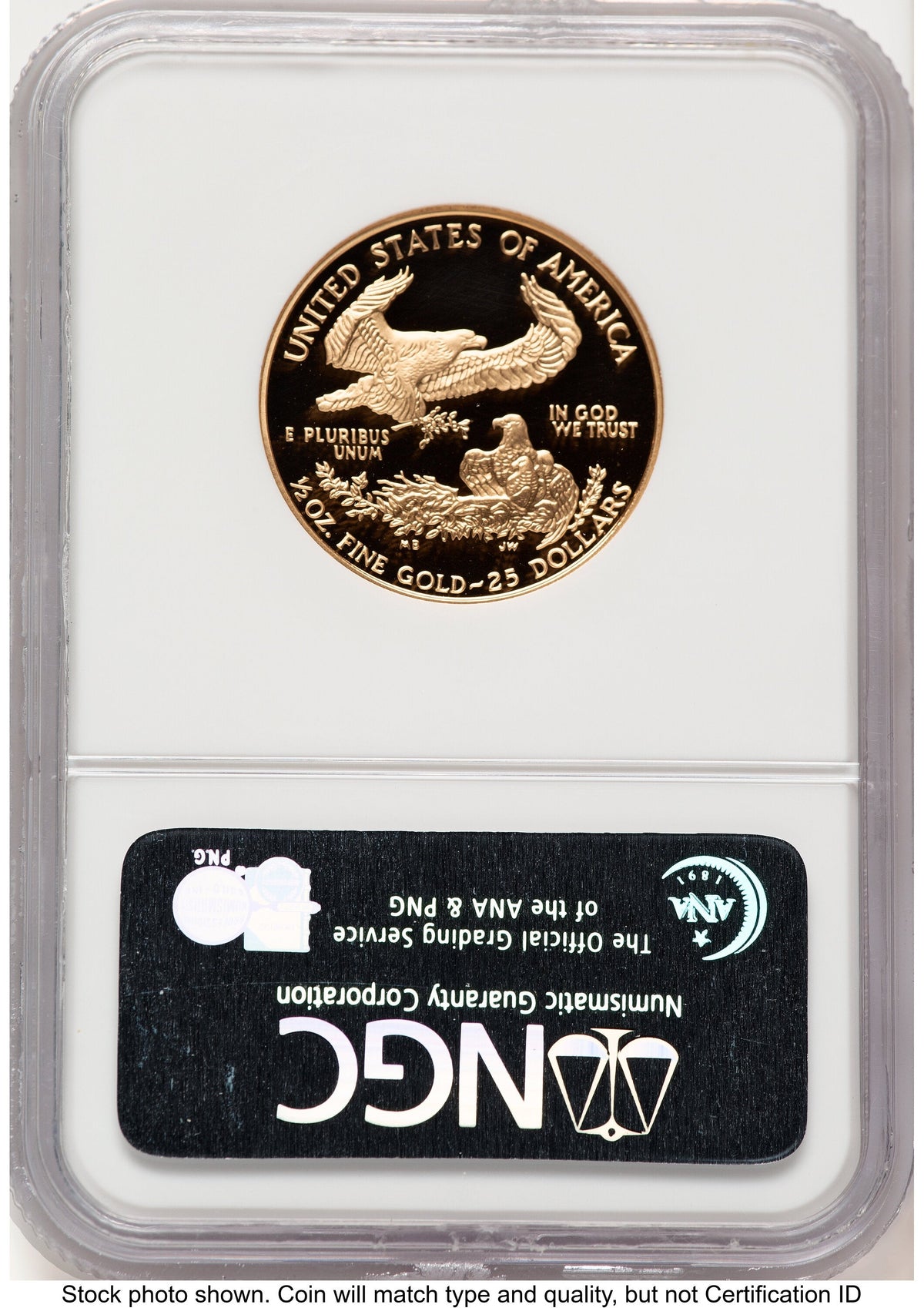 1997-W Proof Gold Eagle 1/2 oz Brown Label NGC PF70