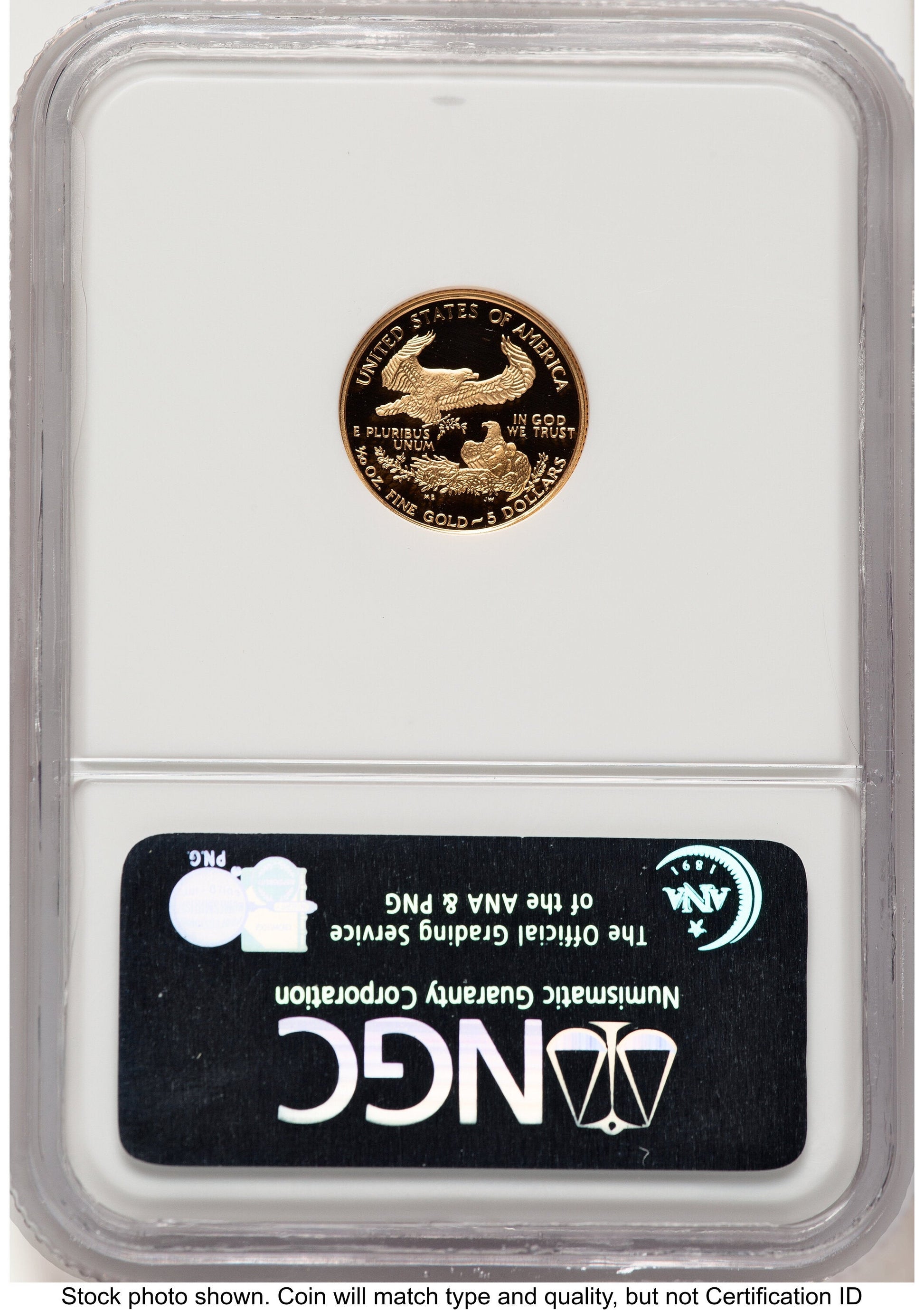 1996-W Proof Gold Eagle 1/10 oz Brown Label NGC PF70