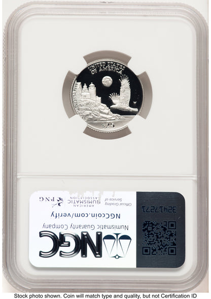 1998-W Proof Platinum Eagle 1/4 oz Brown Label NGC PF70