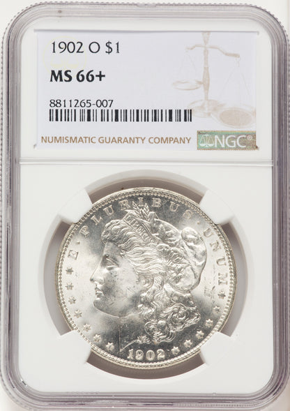 1902-O Morgan Dollar NGC MS66+