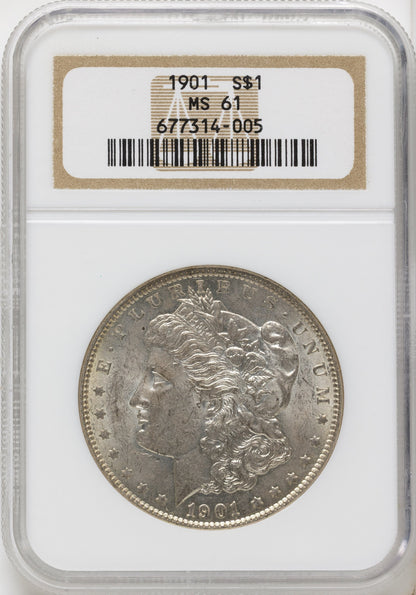 1901 Morgan Dollar NGC MS61